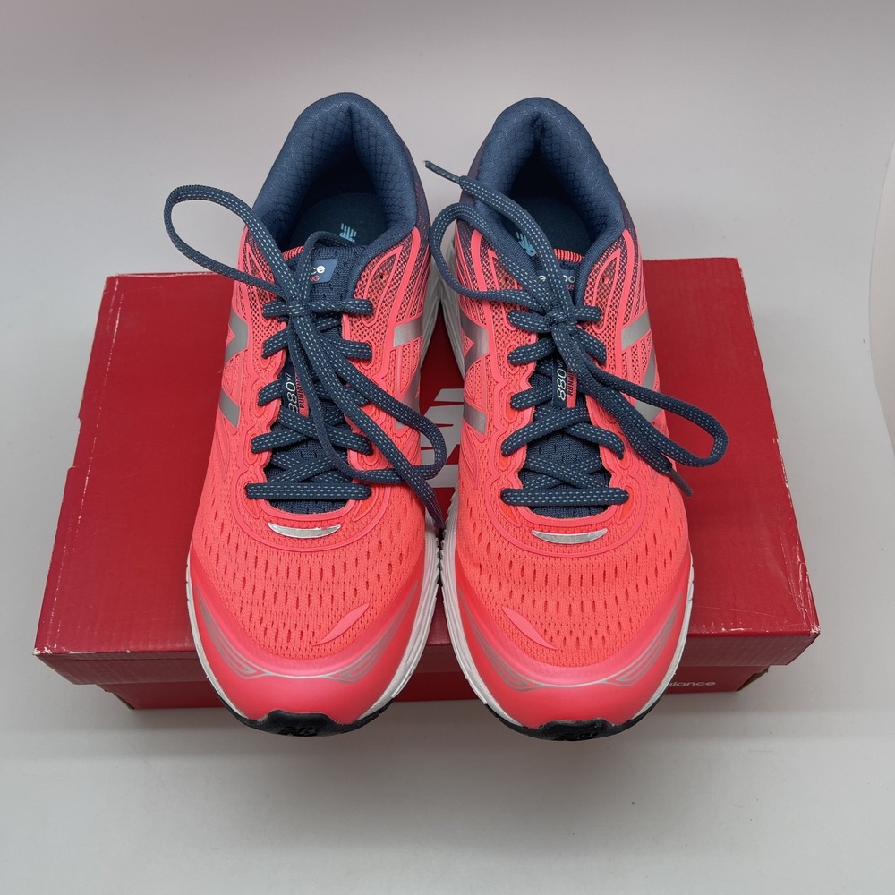 New Balance Shoes Kids 6.5 Youth Pink Navy 880v7‎ Running Athletic KJ880GOY New - Picture 2 of 8